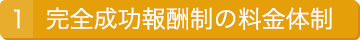 完全成功報酬制の料金体系